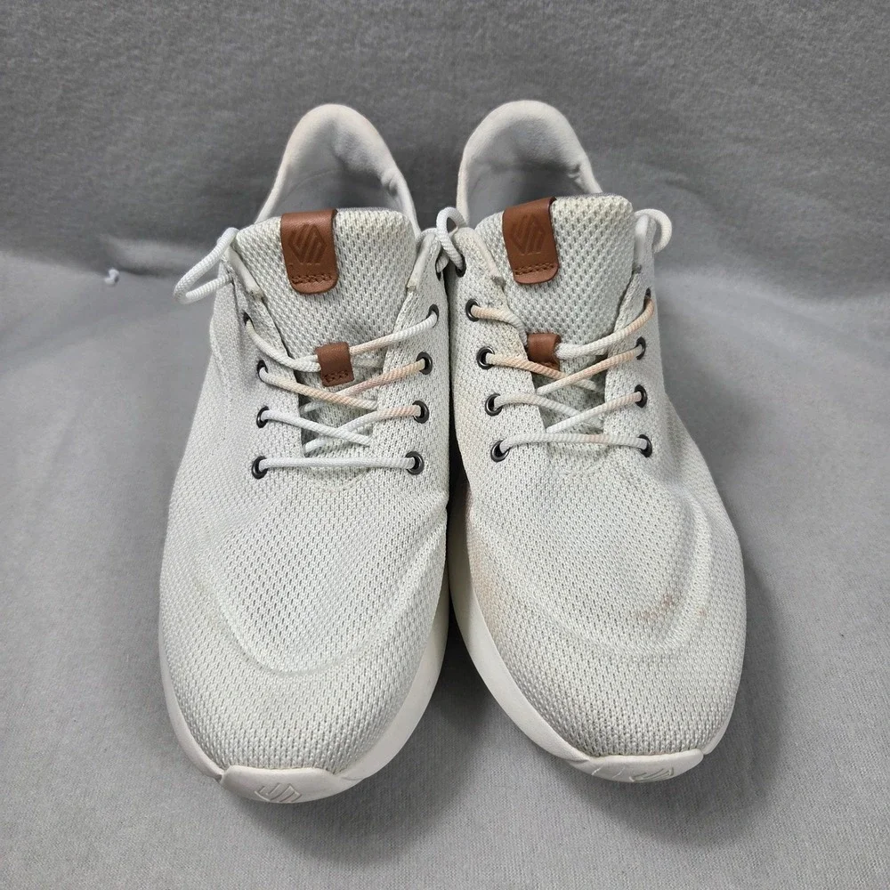 Johnston & Murphy Mens TRUFOAM Knit Mesh Sneakers Gray Brown 59-5118 Size 13M
